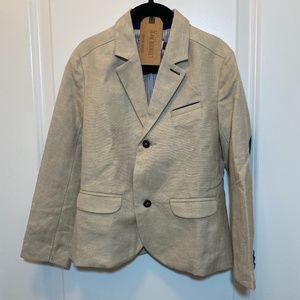 Jean Bourget Linen-Blend Suit Jacket